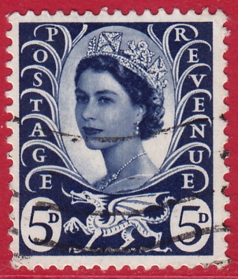 GB Wales - 1968 - Scott #11 - used - Elizabeth II