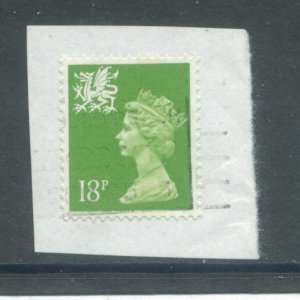 Great Britain WMMH34 Used on piece (1)