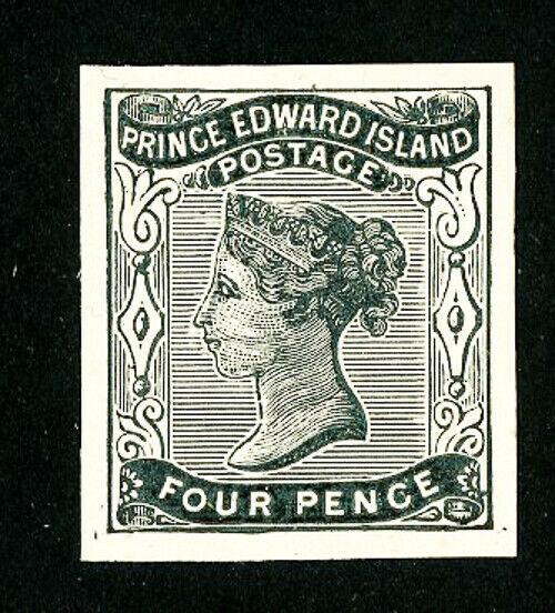 Prince Edward Island Stamps # 9 XF Proof on Card