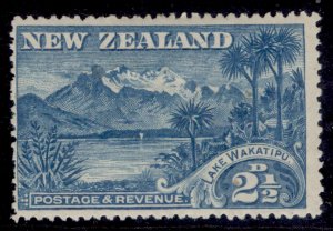 NEW ZEALAND QV SG250a, 2½d deep blue, M MINT. Cat £60.