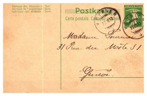 Switzerland, Government Postal Card