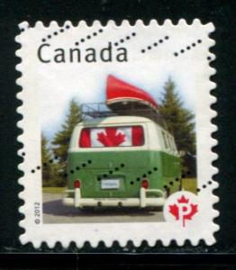 2500 Canada P Flag in Van Window SA, used