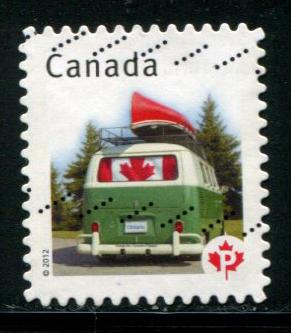 2500 Canada P Flag in Van Window SA, used