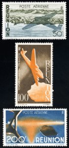 Reunion Stamps # C32-34 MNH VF