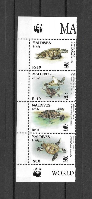 MALDIVES 1995 WWF SG 2297a MNH