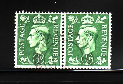 Great Britain 258 Pair U George VI (A)