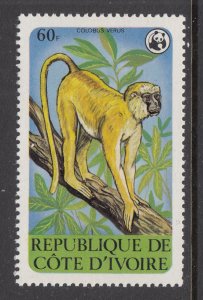 Ivory Coast 529 Monkey MNH VF