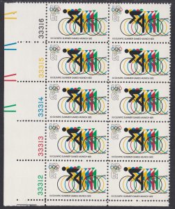 1460 Olympics Plate Block MNH