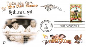 #4341 Take Me Out to the Ballgame QCR FDC