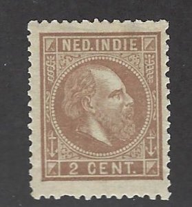 Netherland Indies SC#6 Mint F-VF sh perf $110.00...World of Stamps!