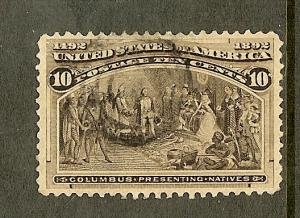 United States, Scott #237, 10c Columbian Exposition, Used