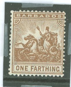 Barbados #91 Unused Single