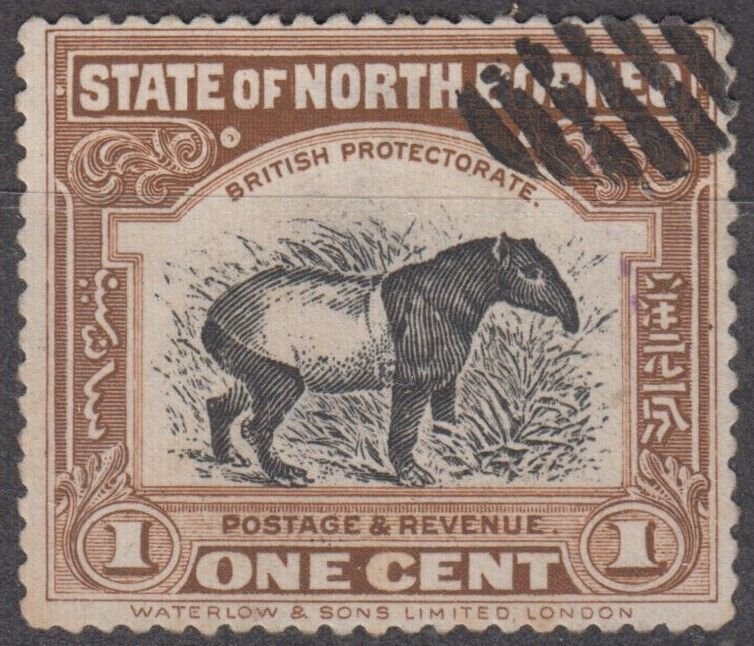 North Borneo Scott #136 1909 Used