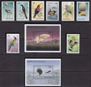 Uganda, Fauna, Birds MNH / 1987