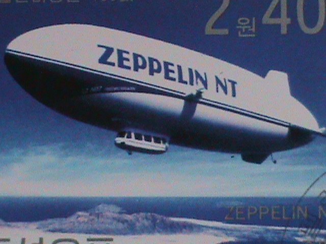 ​KOREA STAMP:2002 SC#4190 CENTENARY OF FIRST ZIPPLIN FLIGHT CTO-MNH S/S SHEET