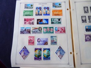 Philippines 1960-1973 Stamp Collection on Scott International Album Pages