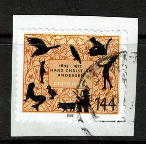 Germany 2336A On Paper Used - Writer Hans Christian Andersen - 2005