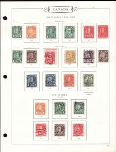 1930 / #162 to #173 / #178 to 183 KGV / Arch-Leaf / USED F to VF - est$60