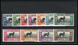 Saint Pierre Stamps # J21-31 MLH VF Scott Value $146.00