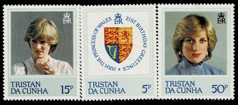 Tristan Da Cunha 1982 21st Birthday Of Princess Diana MNH