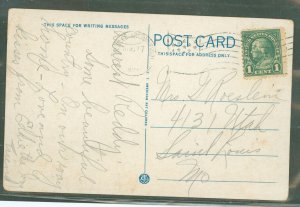 US  Flag Cancel, Fayetteville, Ark. University Station, Aug. 27, 192?, Rated 42 Pts. in the Flag Cancel Encyclopedia