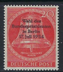 Germany Berlin 9N106 MNH 1954 overprint (ak4079)