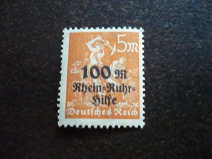 Stamps - Germany - Scott# B5 - Used Single Stamp Overprinted