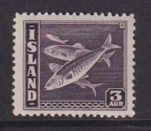 Iceland  #218  MNH  1939  hering  3a