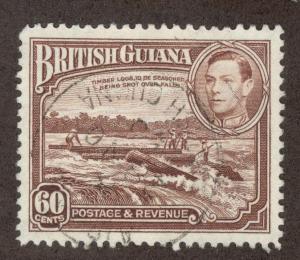 BRITISH GUIANA SC# 237 VF U 1938