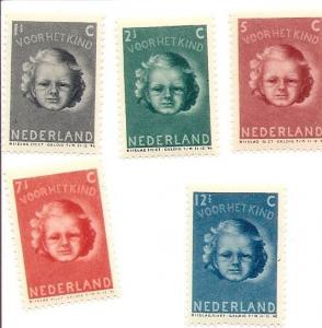 Netherlands B154-58 MNH