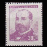CHILE 1966 - Scott# 354 Pres.Montt 30c NH