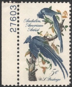 SC#1241 5¢ Columbia Jays Plate Single (1963) MNH