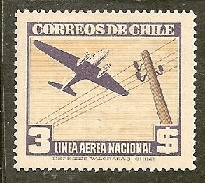 Chile  Scott  C120  Plane    Unused