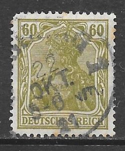 Germany 126: 60pf Germania, used, F-VF