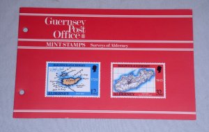 ALDERNEY #37-41 Presentation Pack Souvenir Guernsey Bailiwick Stamps Postage