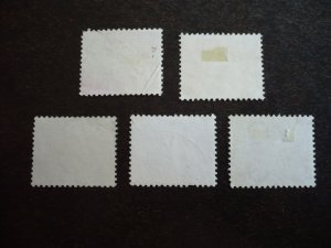 Stamps - Netherlands - Scott# 340-343a - Used Set of 5 Stamps