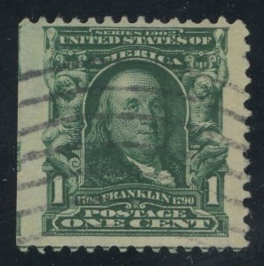 USA 300 or 300b - F/VF used Jumbo single watermark rotated right - Cat $???