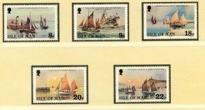 1981 Isle of Man SG190/SG194 Deep Sea Fishermen Set Unmounted Mint