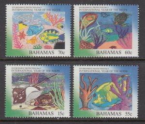 Bahamas 893-896 Marine Life MNH VF