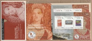 NZ 2005 National Stamp Show FDC + M/S Stamp Pack