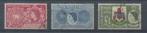 Bermuda QEII 1953 5/ to £1 used