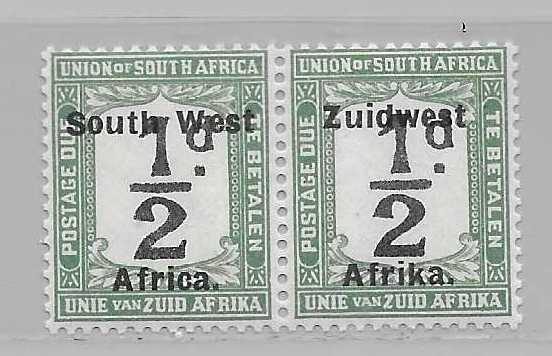 South West Africa J22 Postage Due MLH