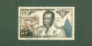 FRENCH EQUATORIAL AFRICA C42 USED BIN $2.40