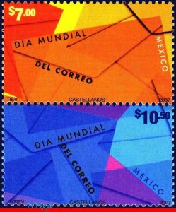 2553 MEXICO 2007 WORLD POST DAY, STAMP DAY, PHILATELY, MNH