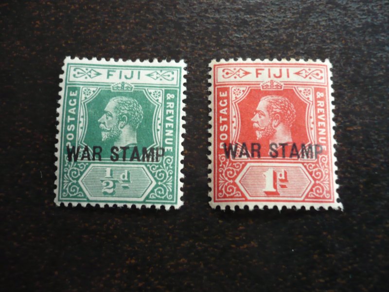 Stamps - Fiji - Scott# MR1-MR2 - Mint Hinged Set of 2 Stamps