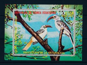 [52679] Equatorial Guinea 1976 Birds Vögel Oiseaux Ucelli  MNH Sheet