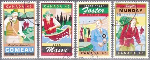 canada  scott no 1750-53  used