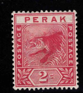 MALAYA Perak Scott 43 MH* 1892 Tiger  stamp