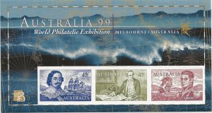 Australia 1727-27d  1999  set 2 S/S  VF Mint NH