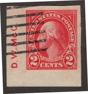 U.S. - 577 - With Siderographers Initials (D.W. Mc C.) - Used